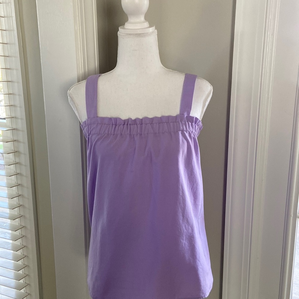 Lavender Cotton Tank Top XS/S